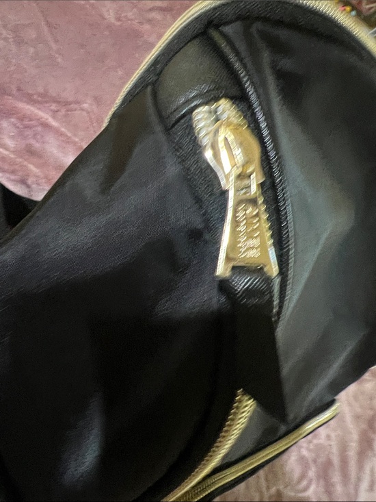 Aimee Kestenberg Black Nylon Backpack with Gold Hardware main image 6